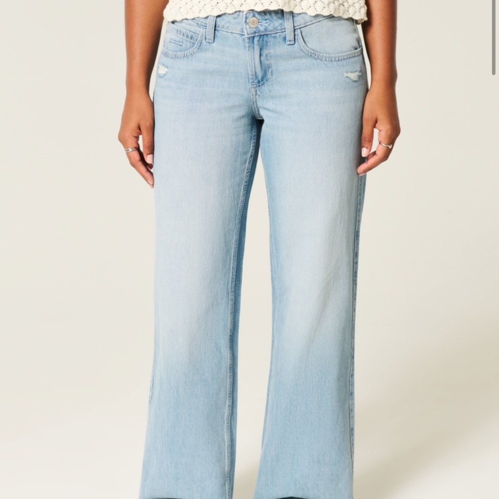 Hollister low rise baggy Blue Women's Jeans